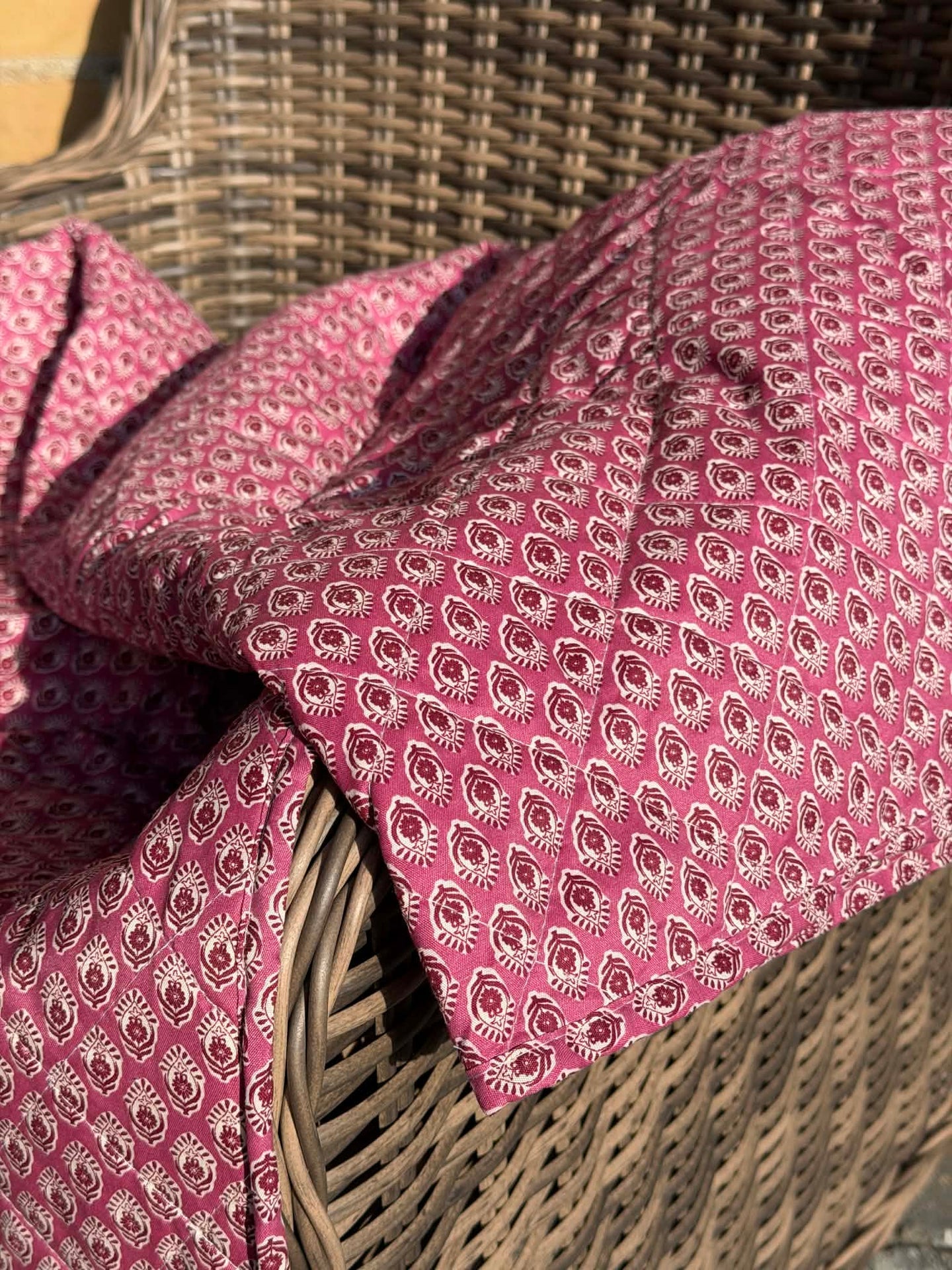Picnicteppe rosa