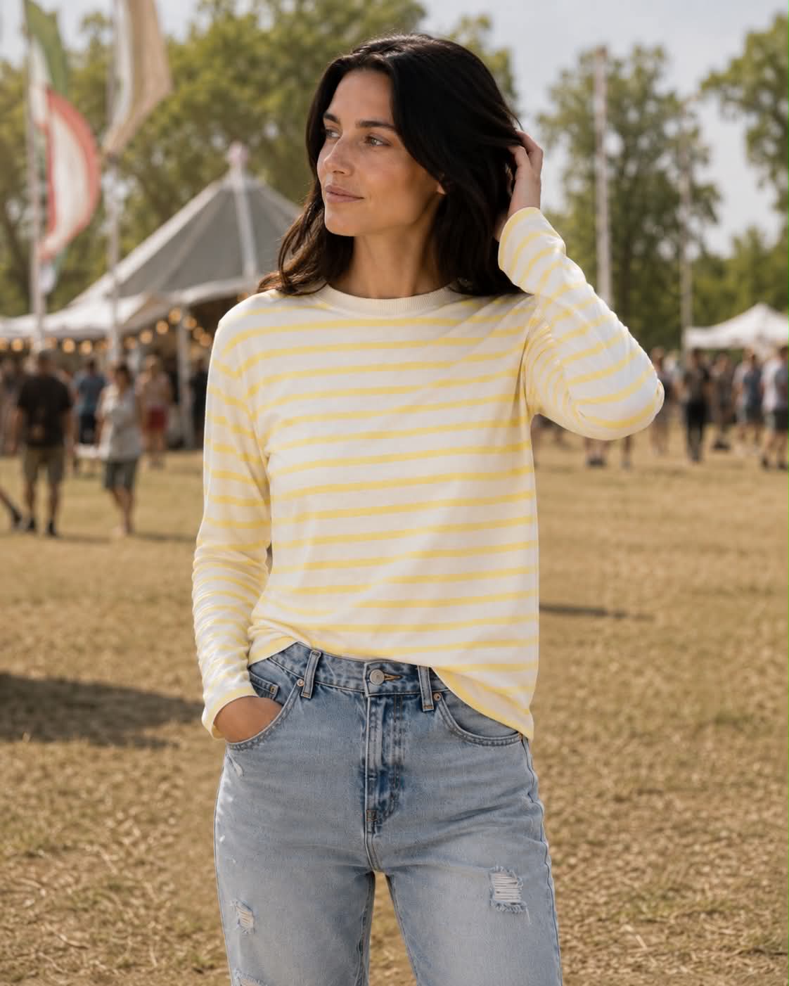 Bluse Kara yellow