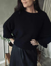 Strikk Elder flower - Black