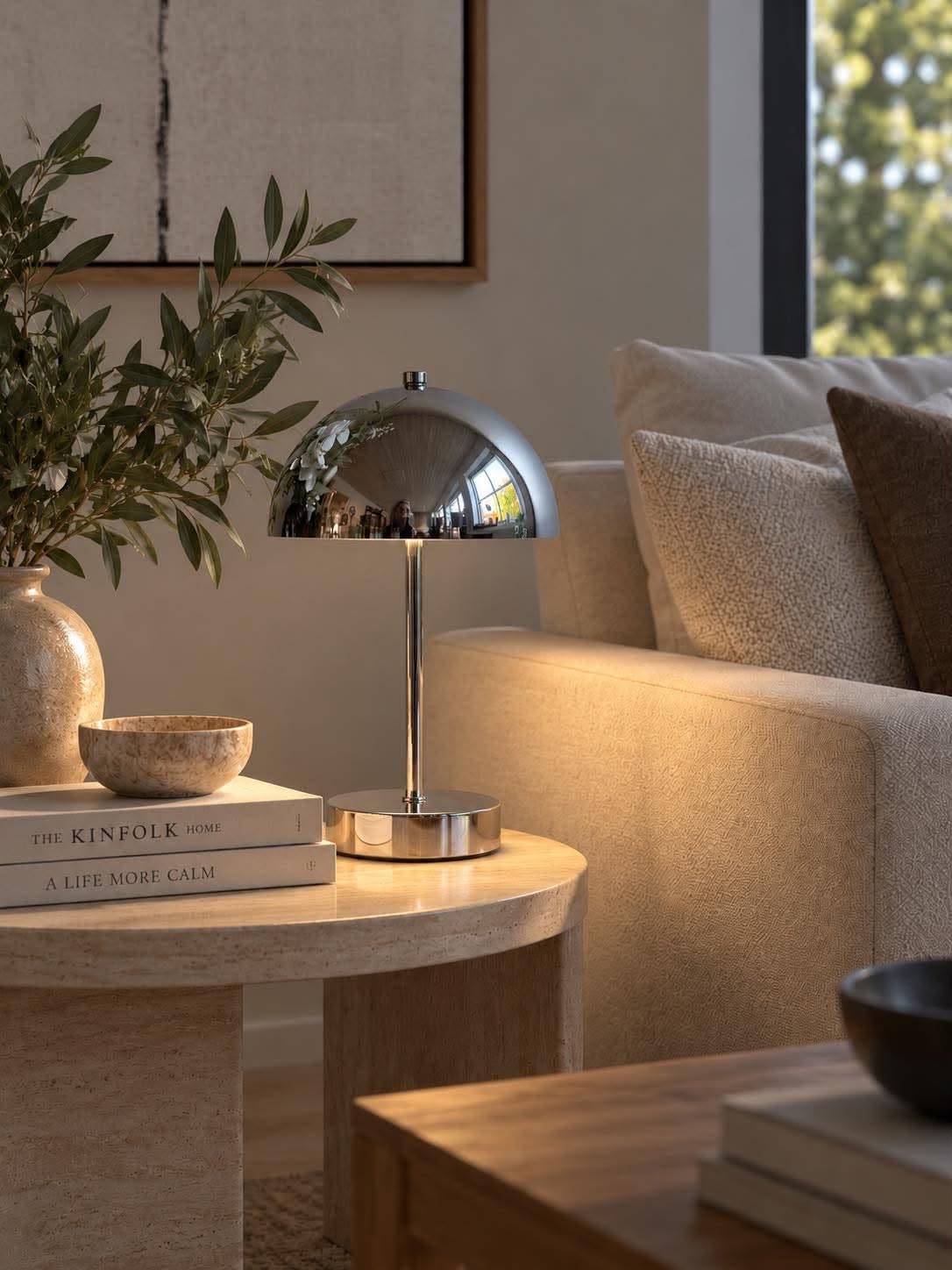 Bordlampe SILVER - flere størrelser