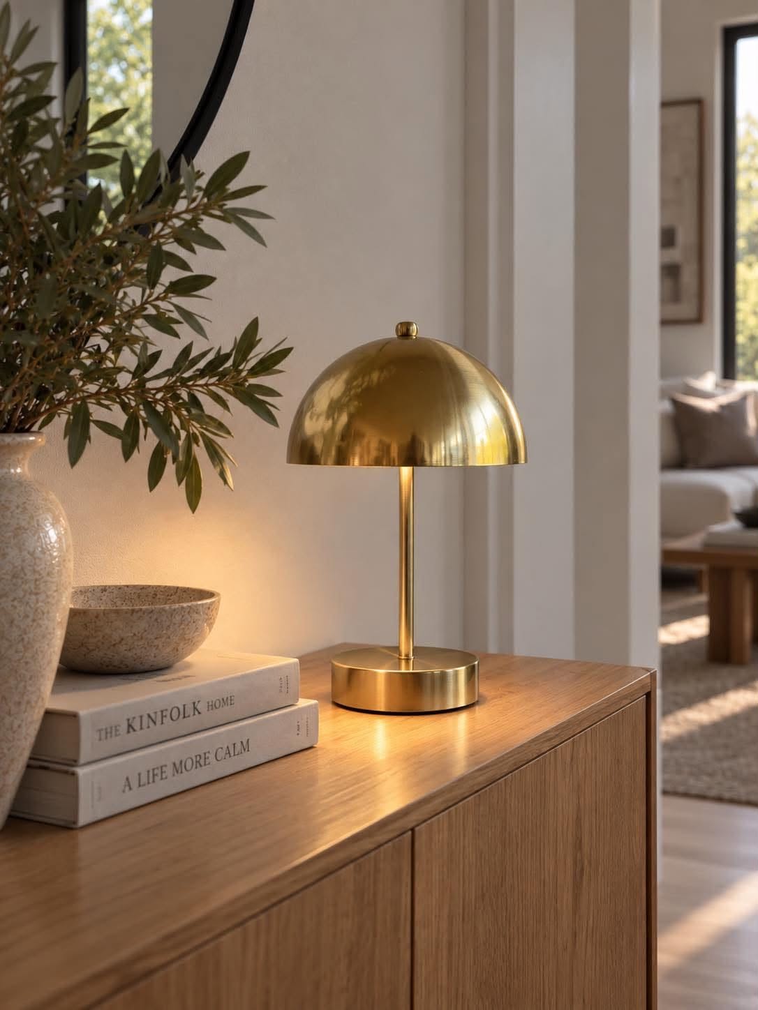 Bordlampe Golden - flere størrelser