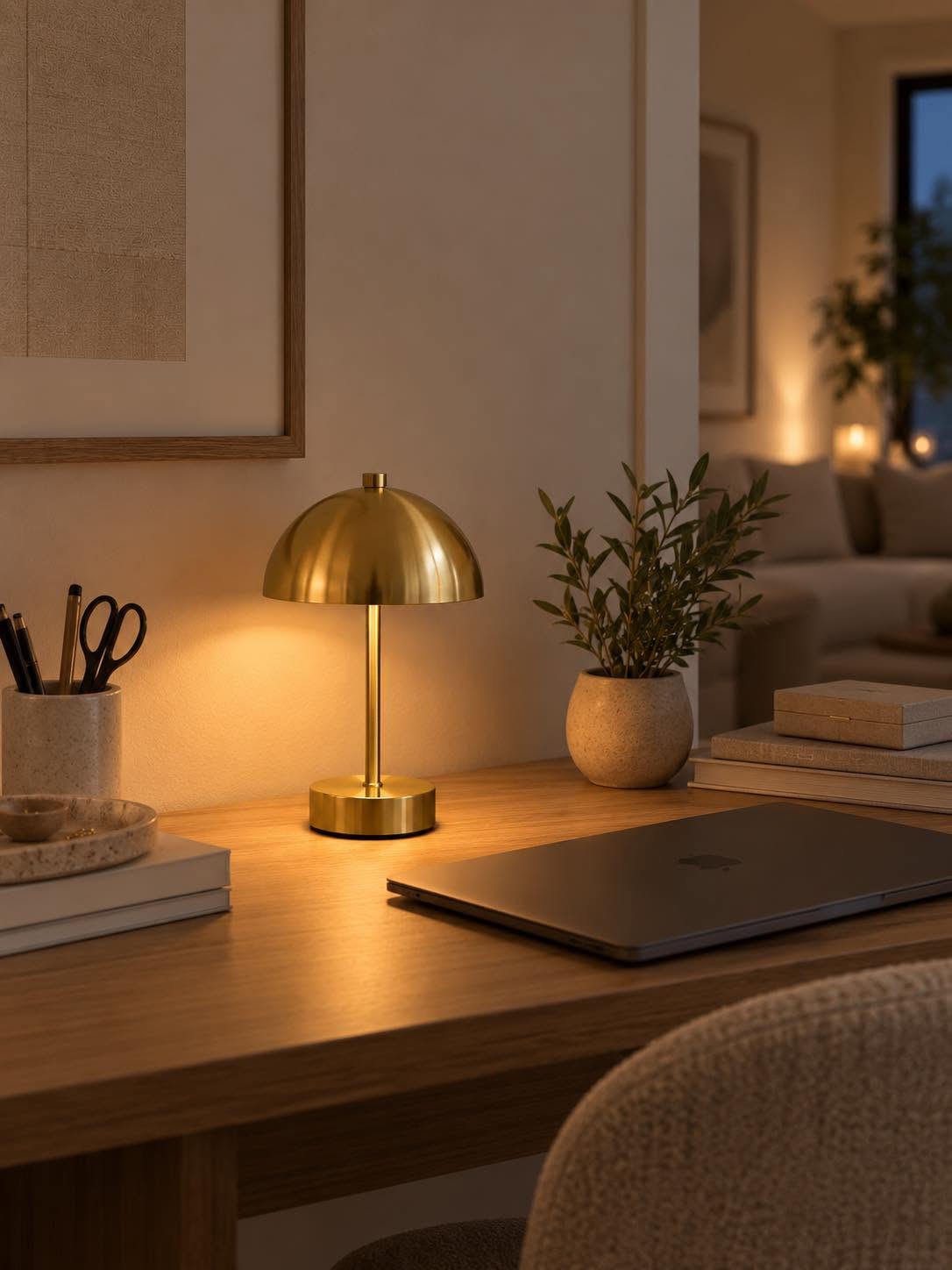 Bordlampe Golden - flere størrelser