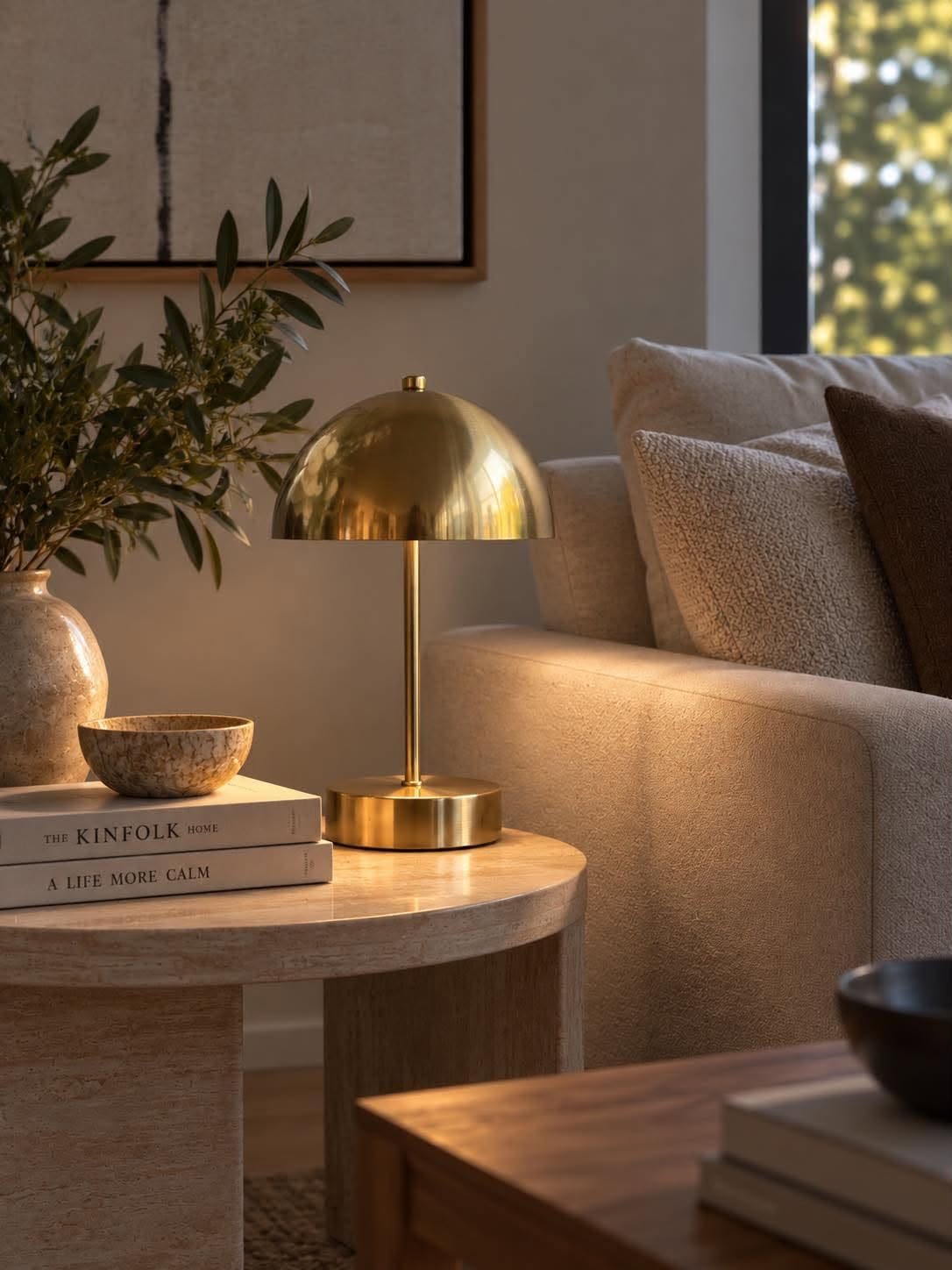 Bordlampe Golden - flere størrelser