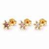 Mix box GIA Brun, rosa, klar 18K forgylt
