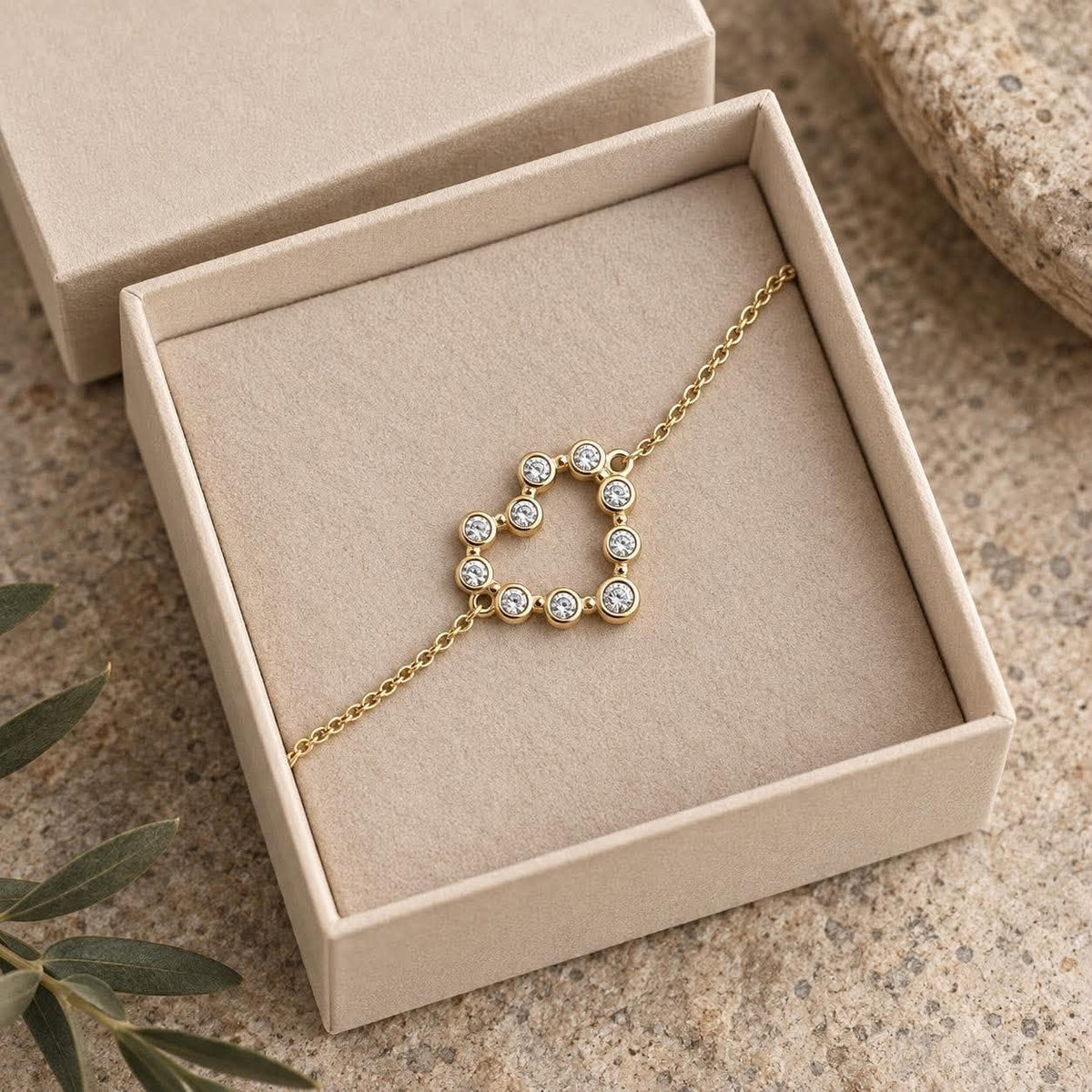 Armbånd Aja 18K forgylt sterlingsølv
