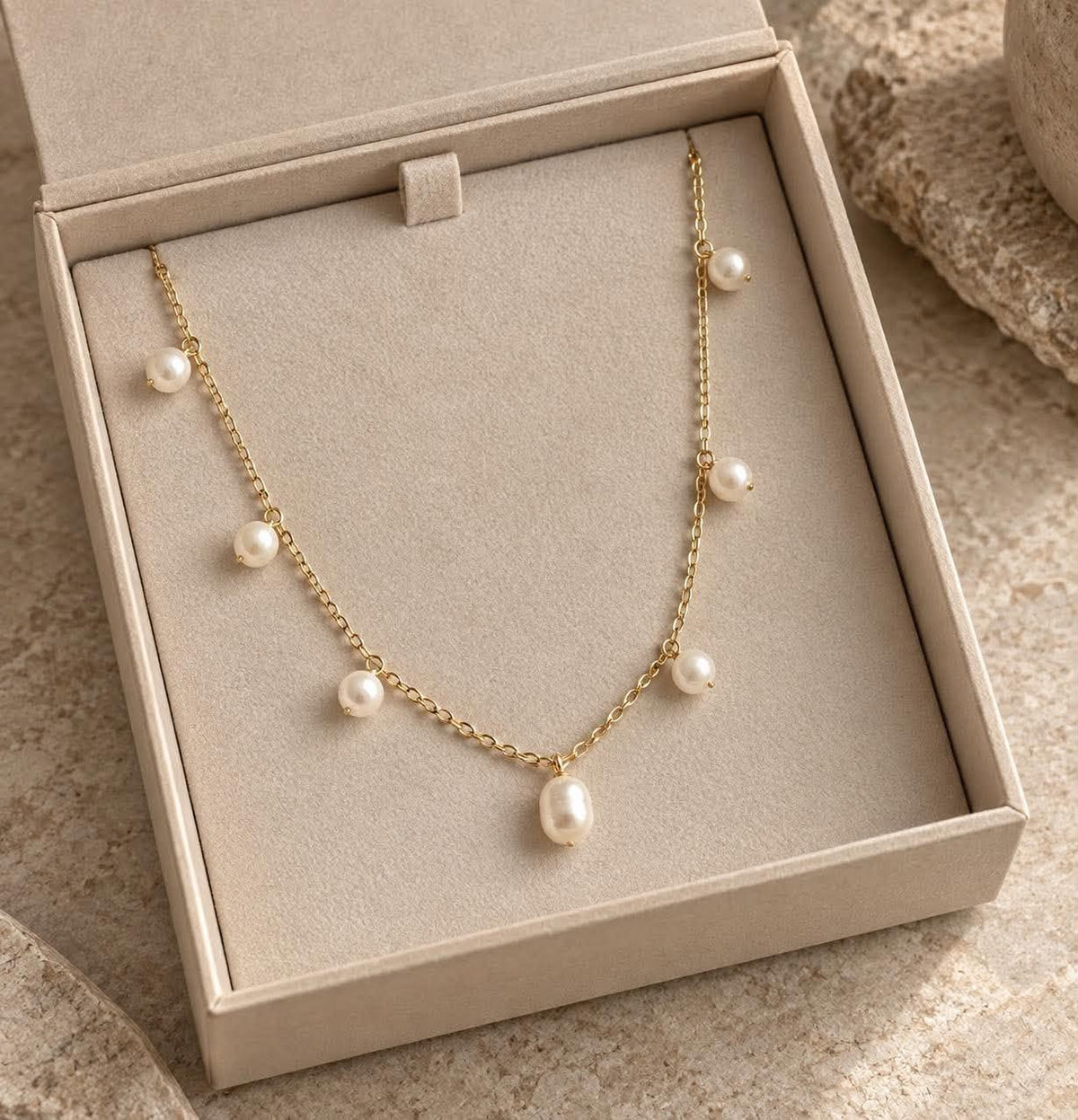 Halskjede Joanna 18K forgylt Sterling Silver