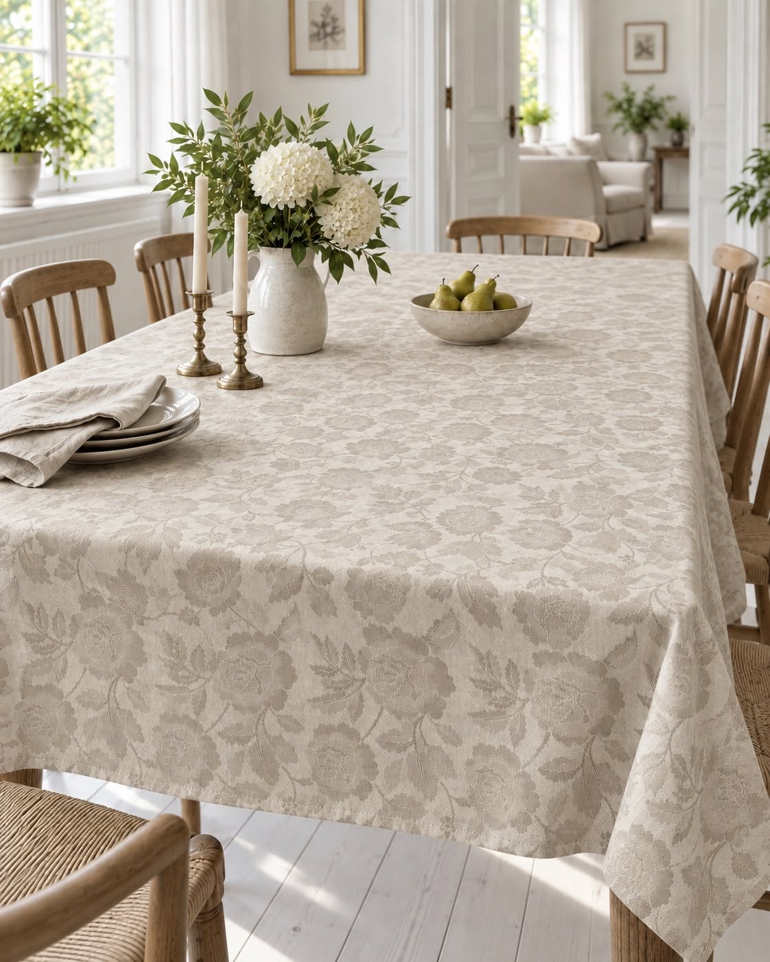Dug JACQUARD flower - Sand