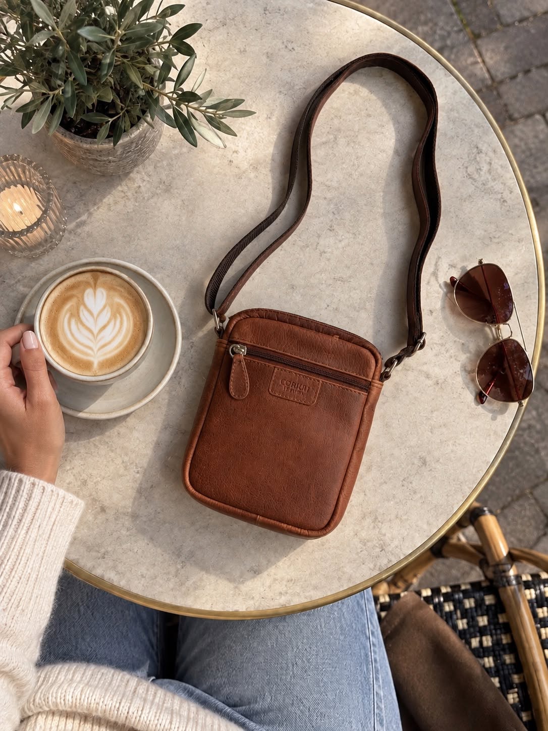 Mobilveske / Crossover - Brown Daily