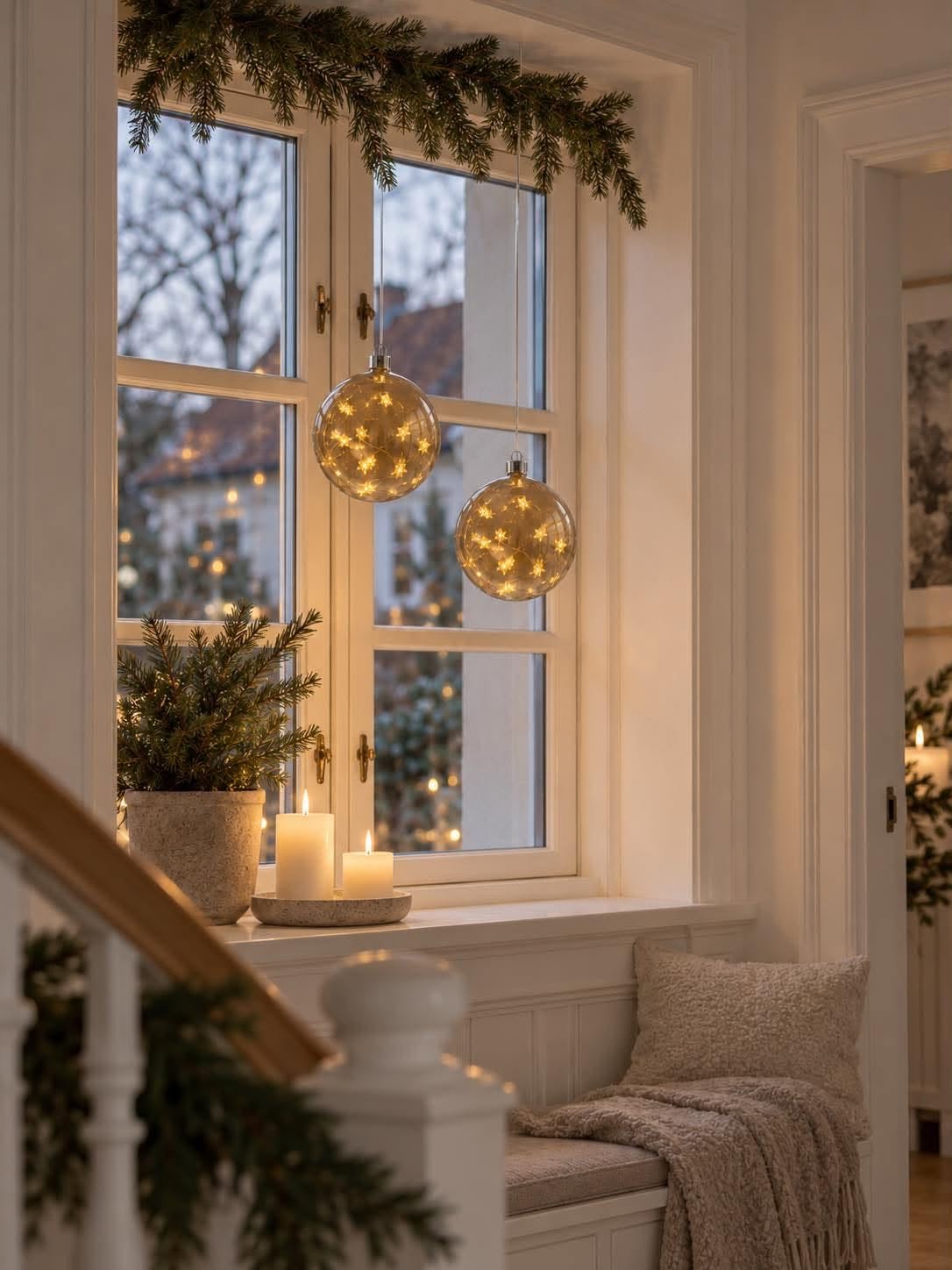 Kule med led lys