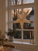 Stjerne med led lys - Hvit 60 cm