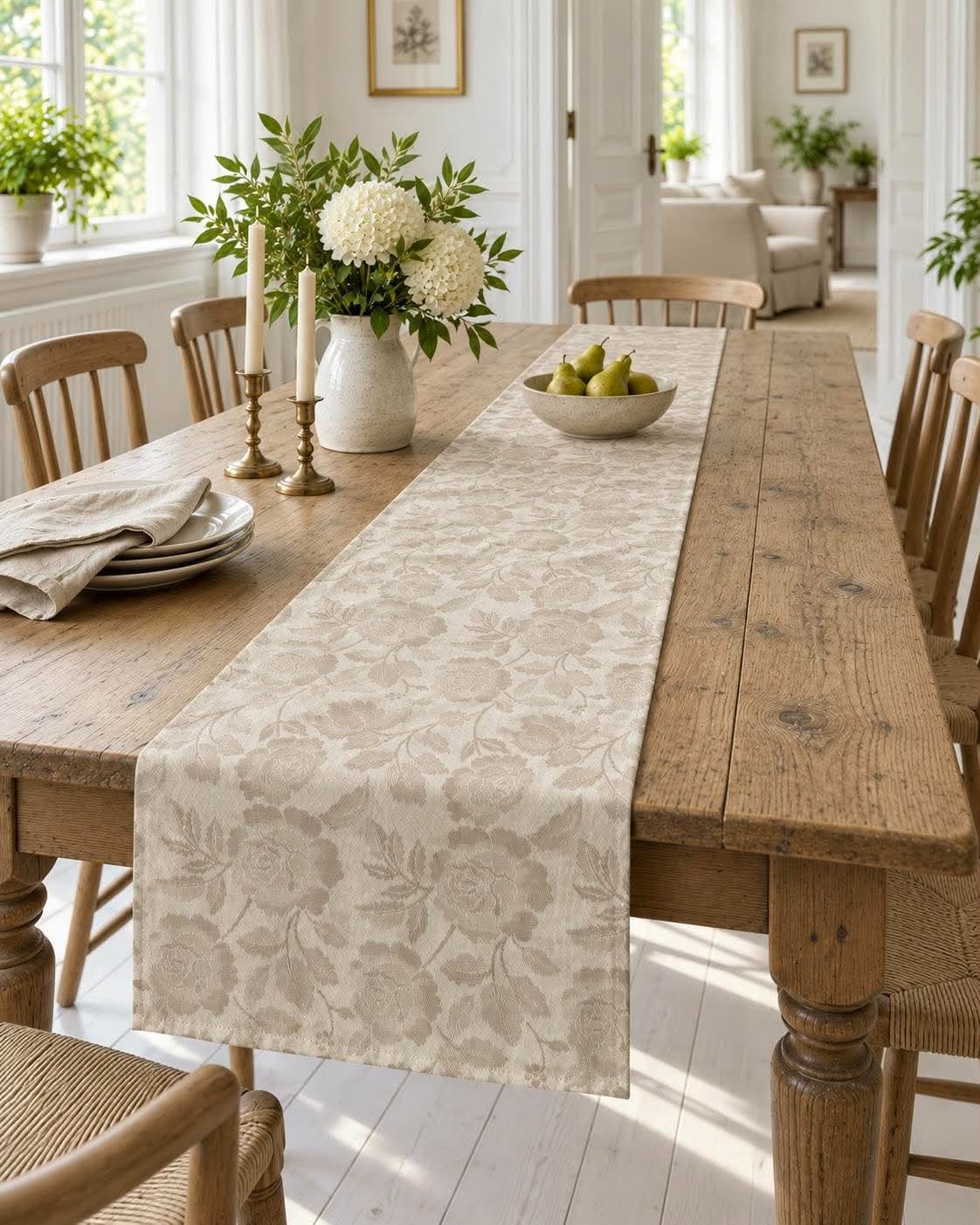 Bordløber JACQUARD Sand