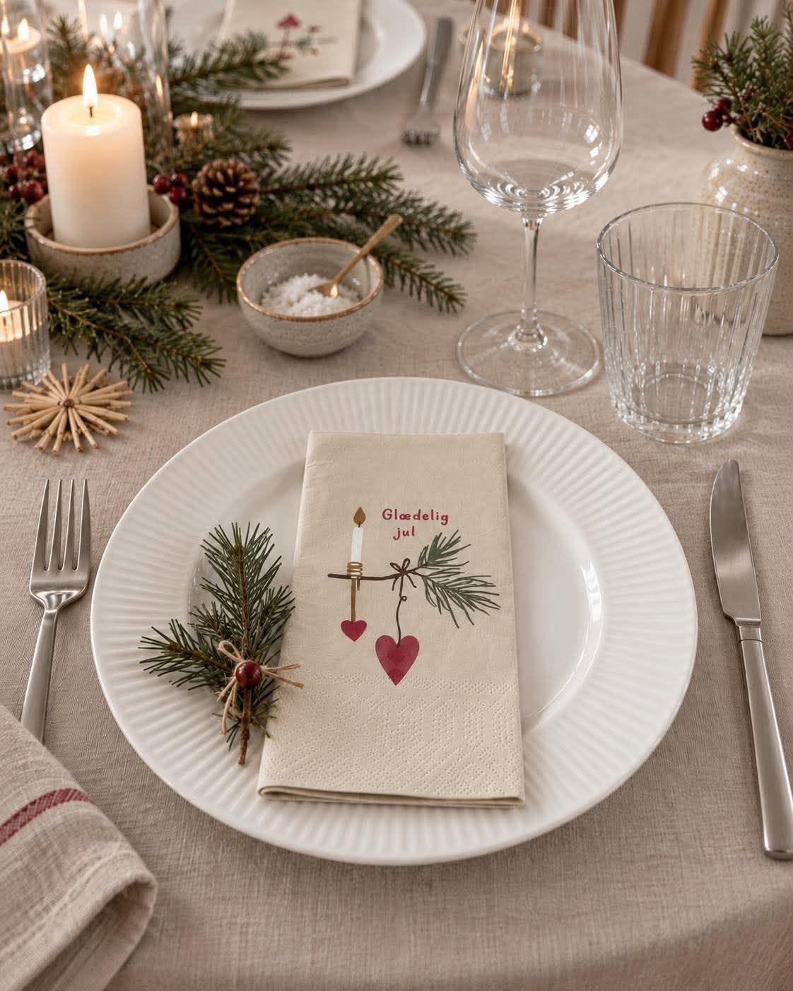 Servietter Jul - 20stk.