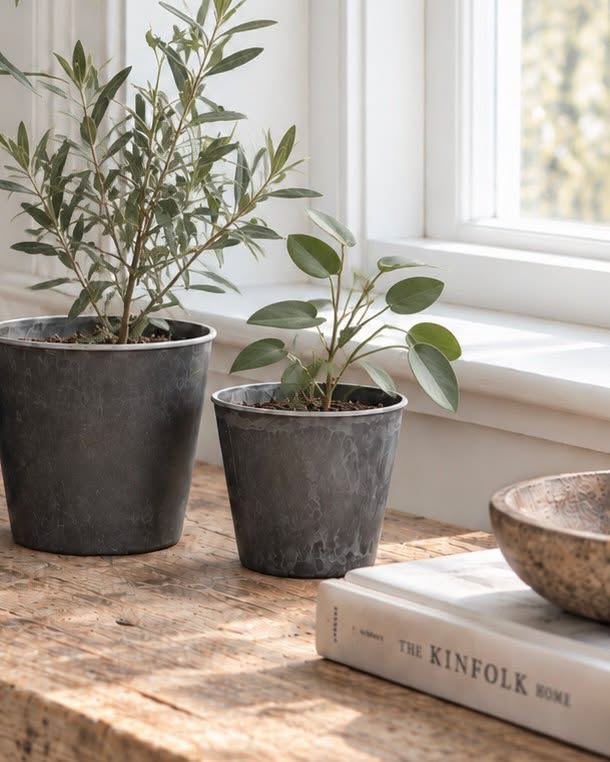 Potte i betong-look – Liten
