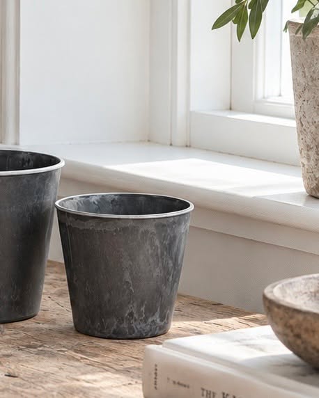 Potte i betong-look – Liten