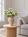 Vase strib stentøj - Sand