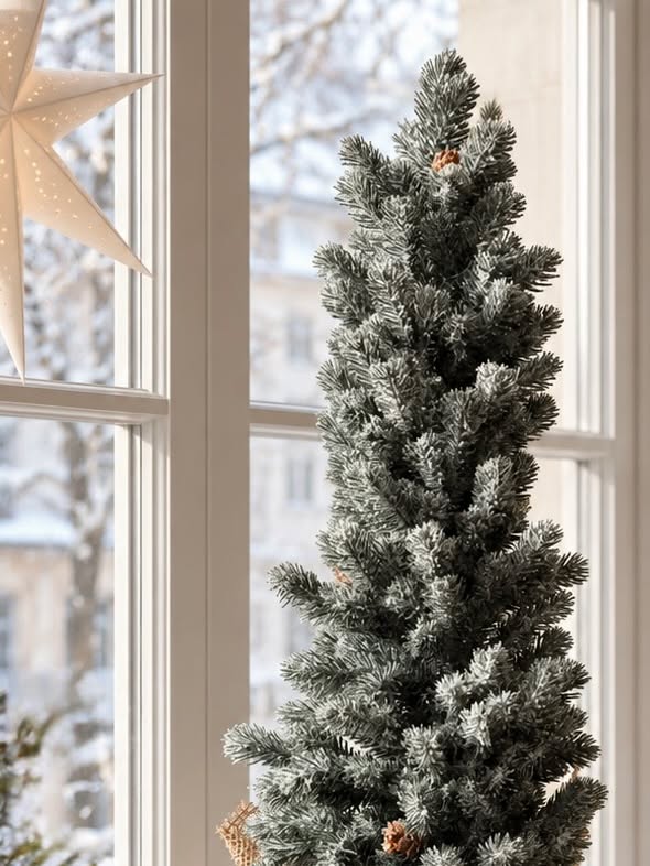 Træ i potte - MIX – kunstigt juletræ