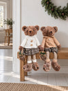 Julebamse gutt – brun julefigur
