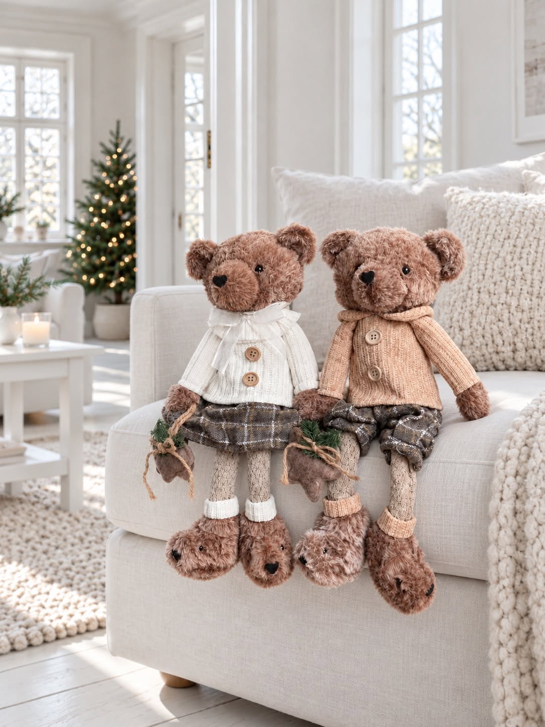 Julebamse jente – Dekorativ Figur