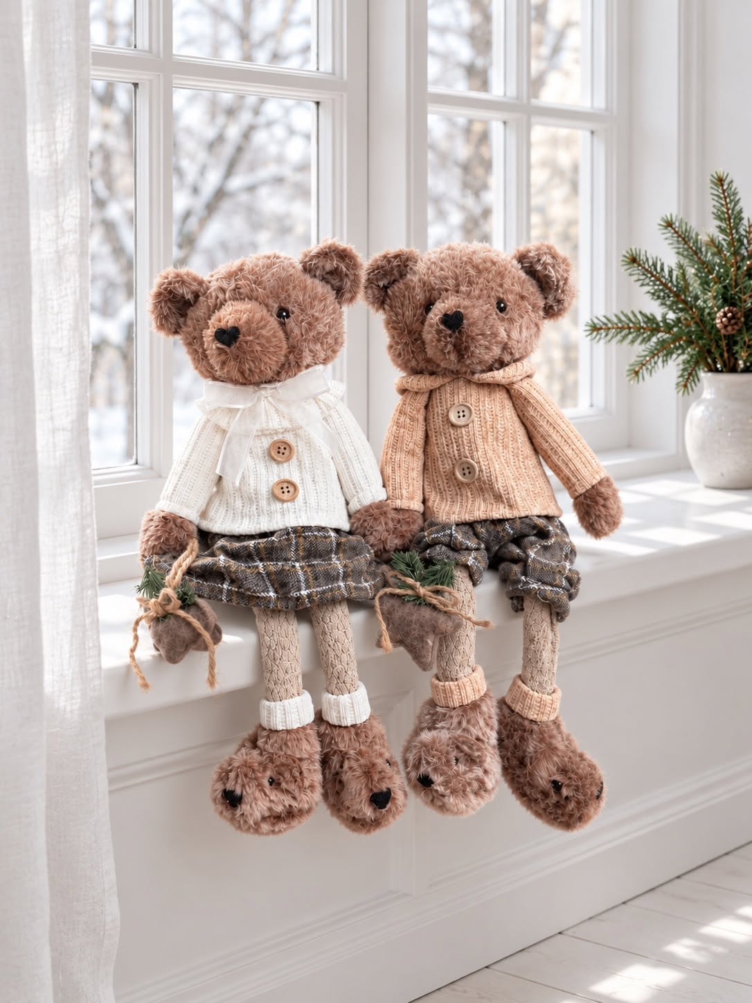 Julebamse jente – Dekorativ Figur