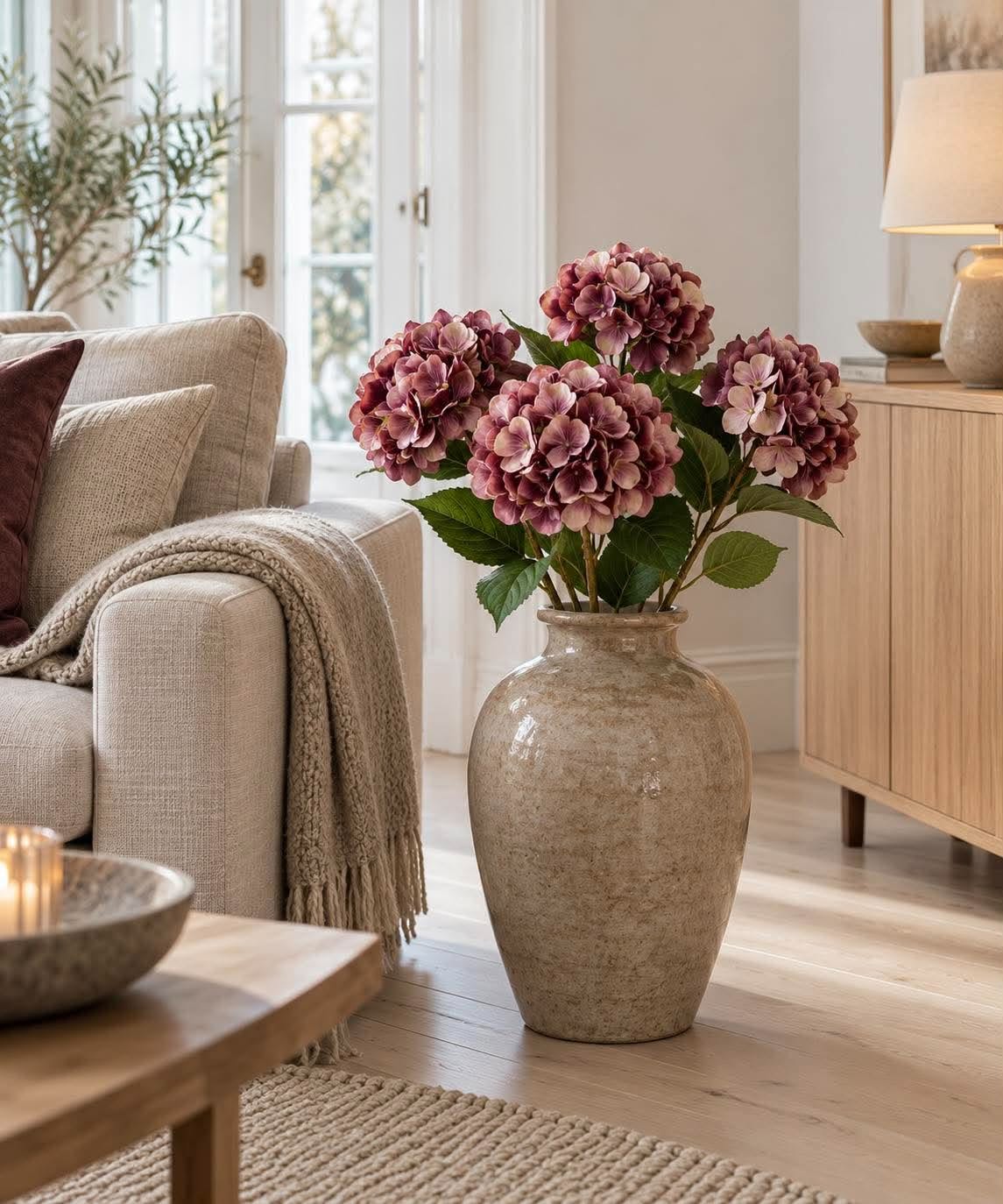 Hortensia brente farger - Mix