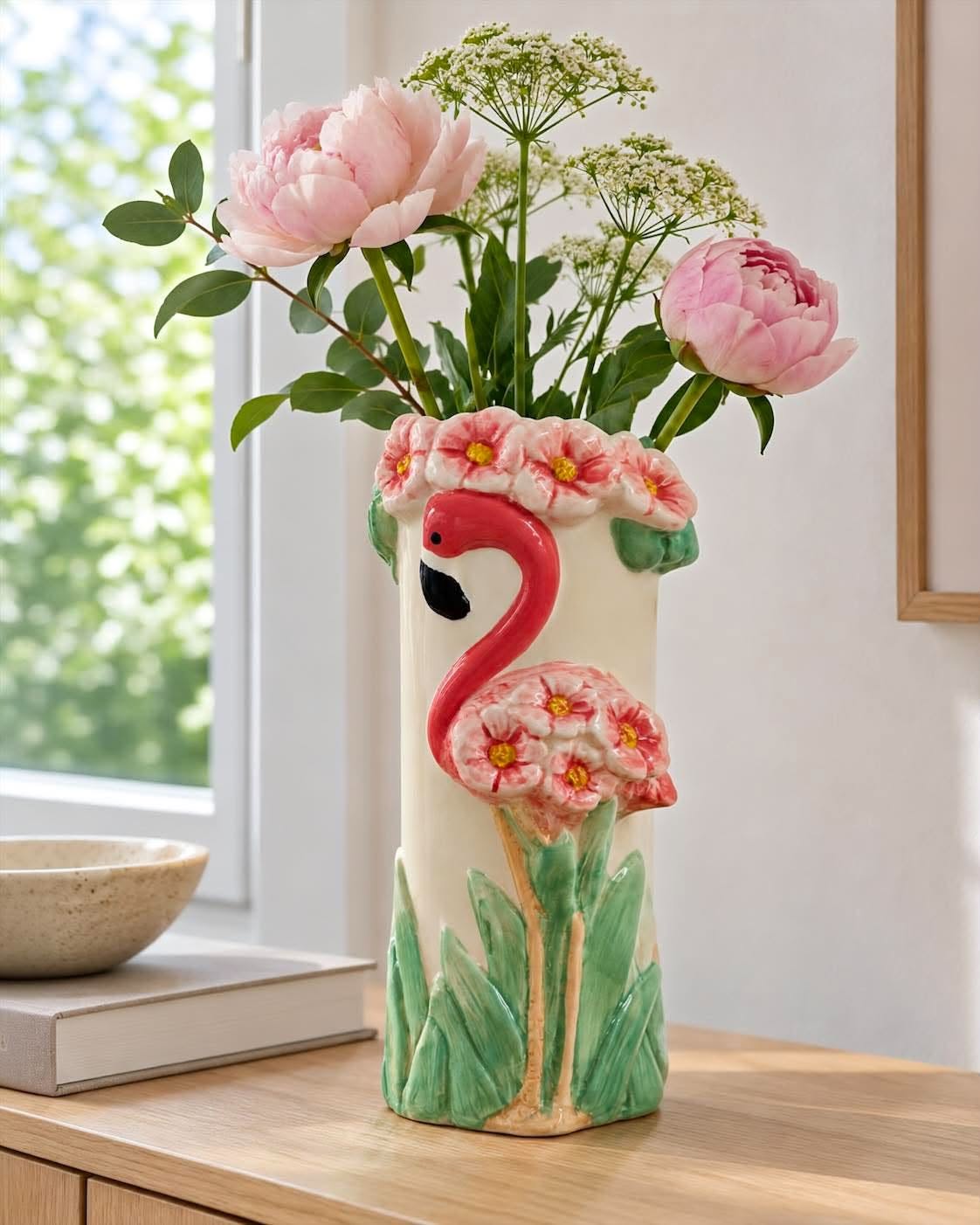 Vase flamingo – Keramikk