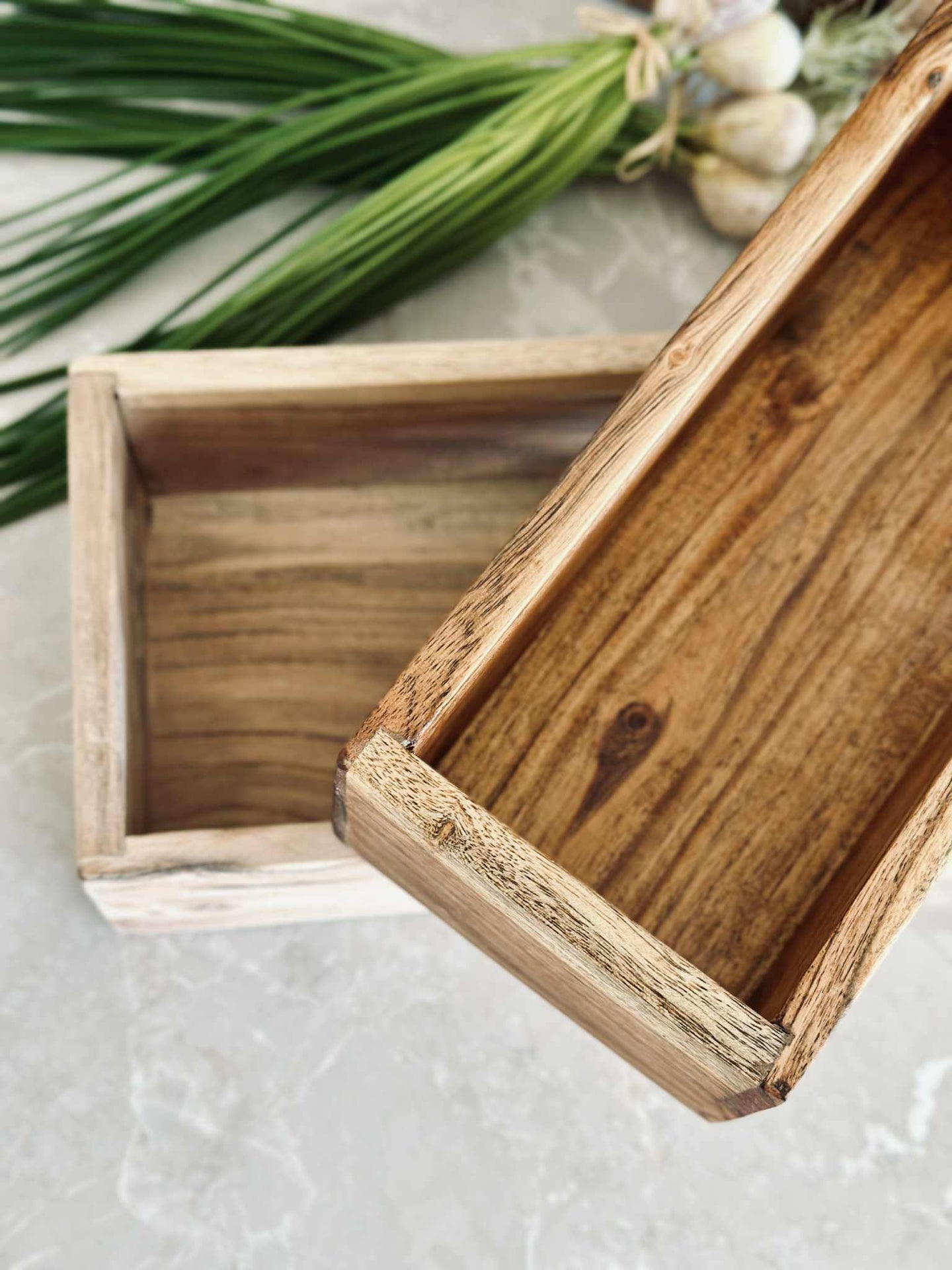 Oppbevaringskasser - Sett med 2 stk.