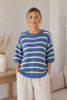 Strikk Nayeli - Jeans blue