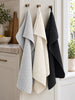 Kjøkkenhåndklær 3 stk mikrofiber - hvit, grå, antrasitt