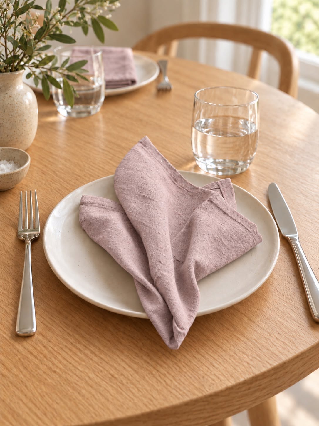 Servietter 4 stk - Rosa