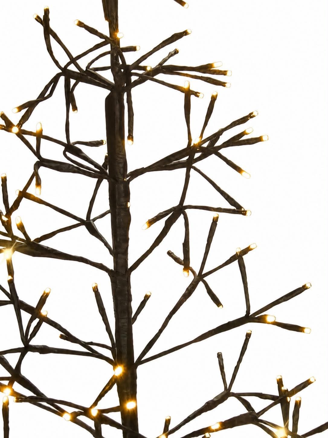 A-formet tre med LED-lys 120 cm