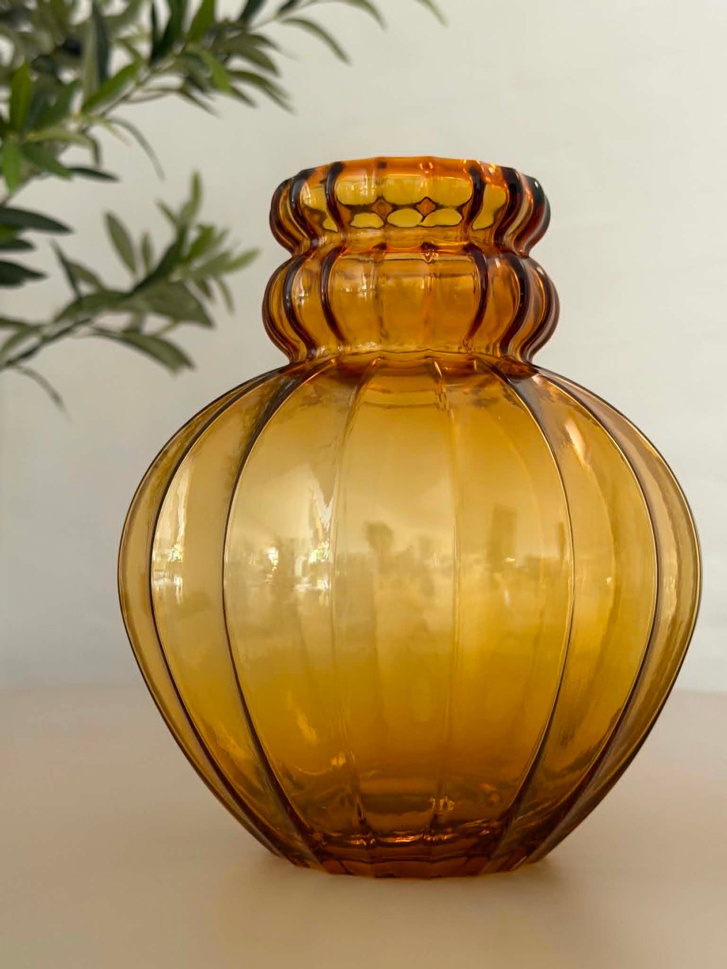Vase Mary - Amber
