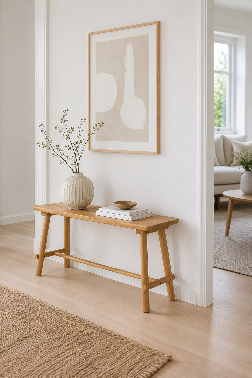 Benk Oak nature 90 cm