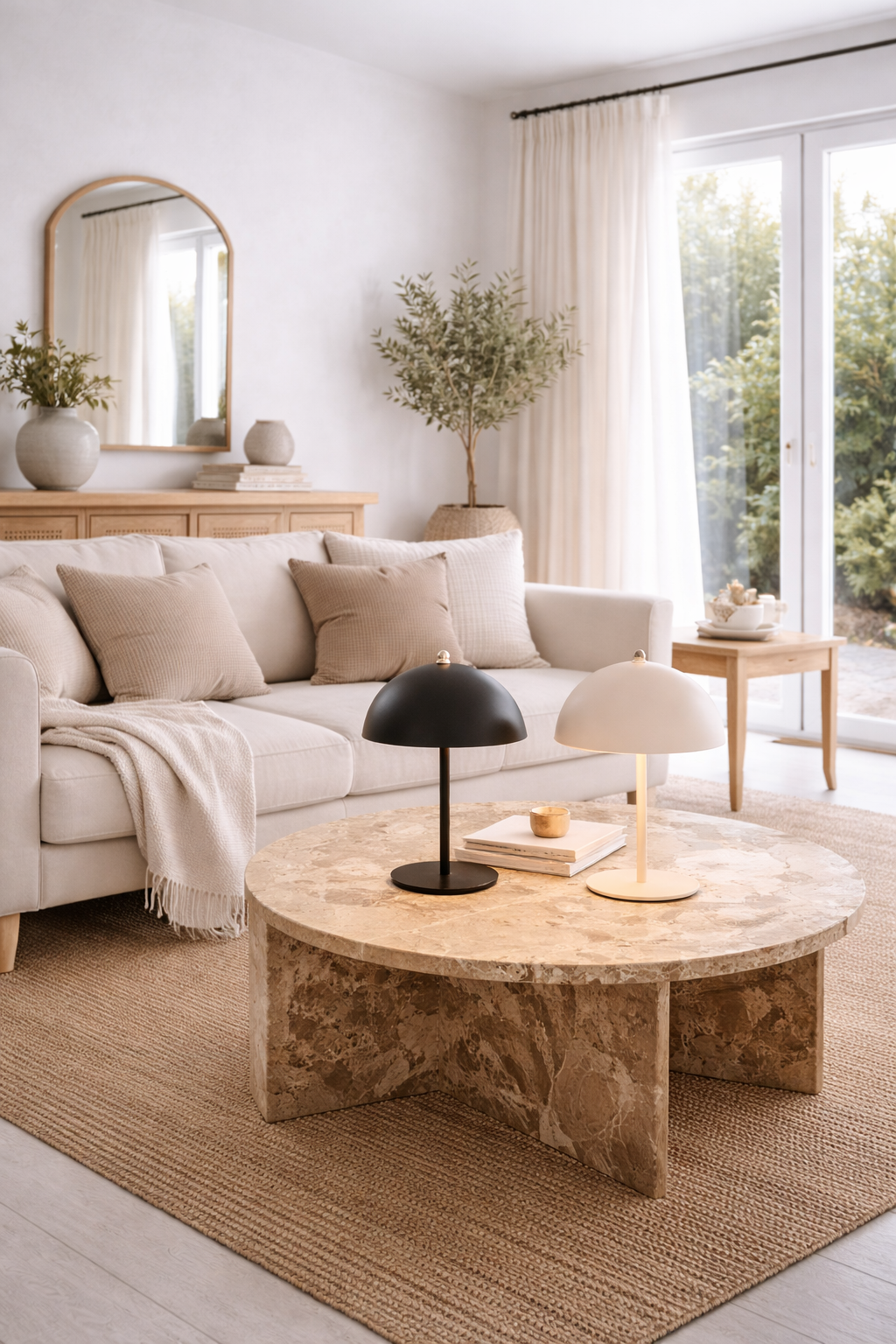 Bordlampe med touch - Flere farger