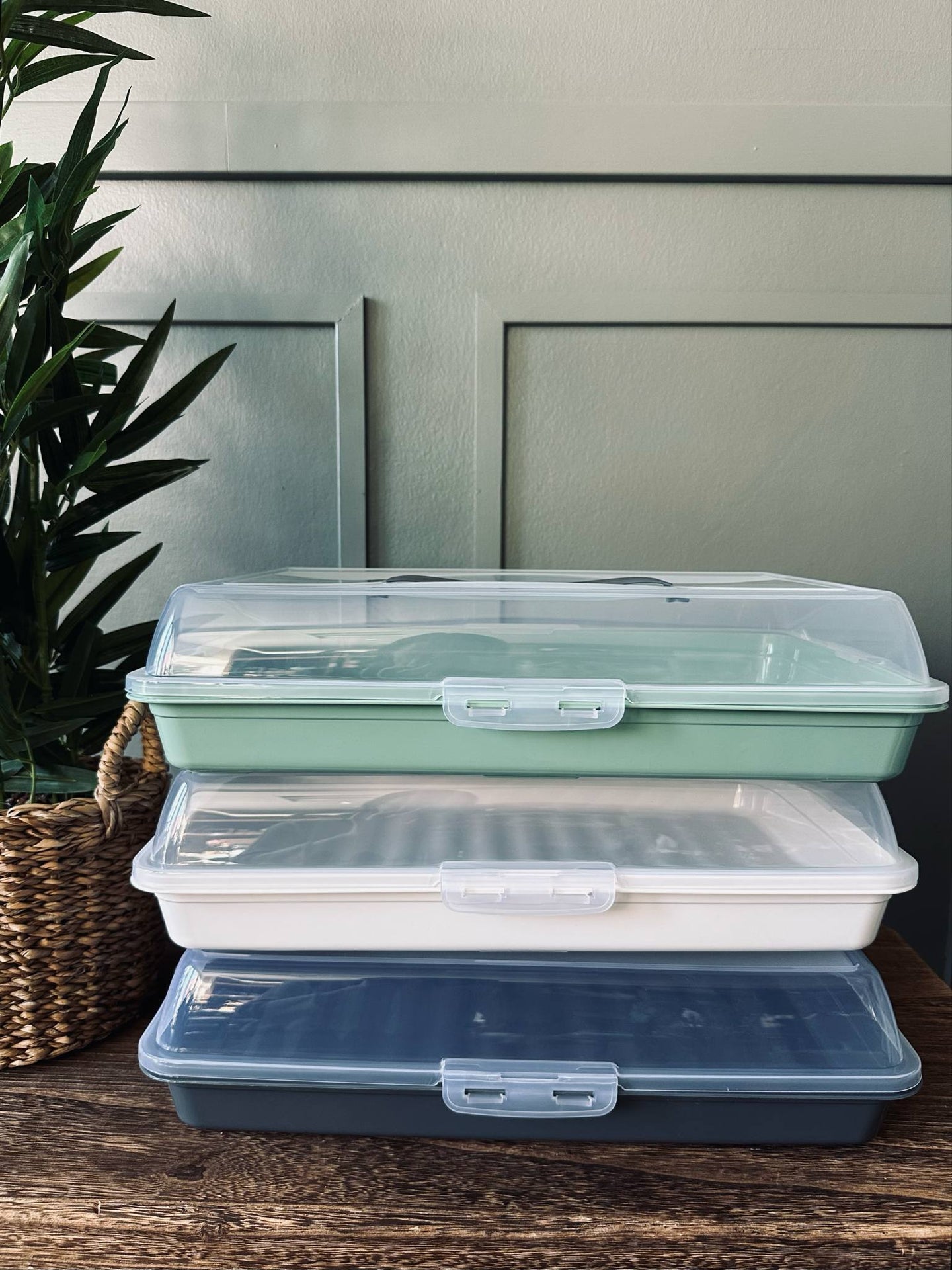 Kakefat med lokk - Fargemiks