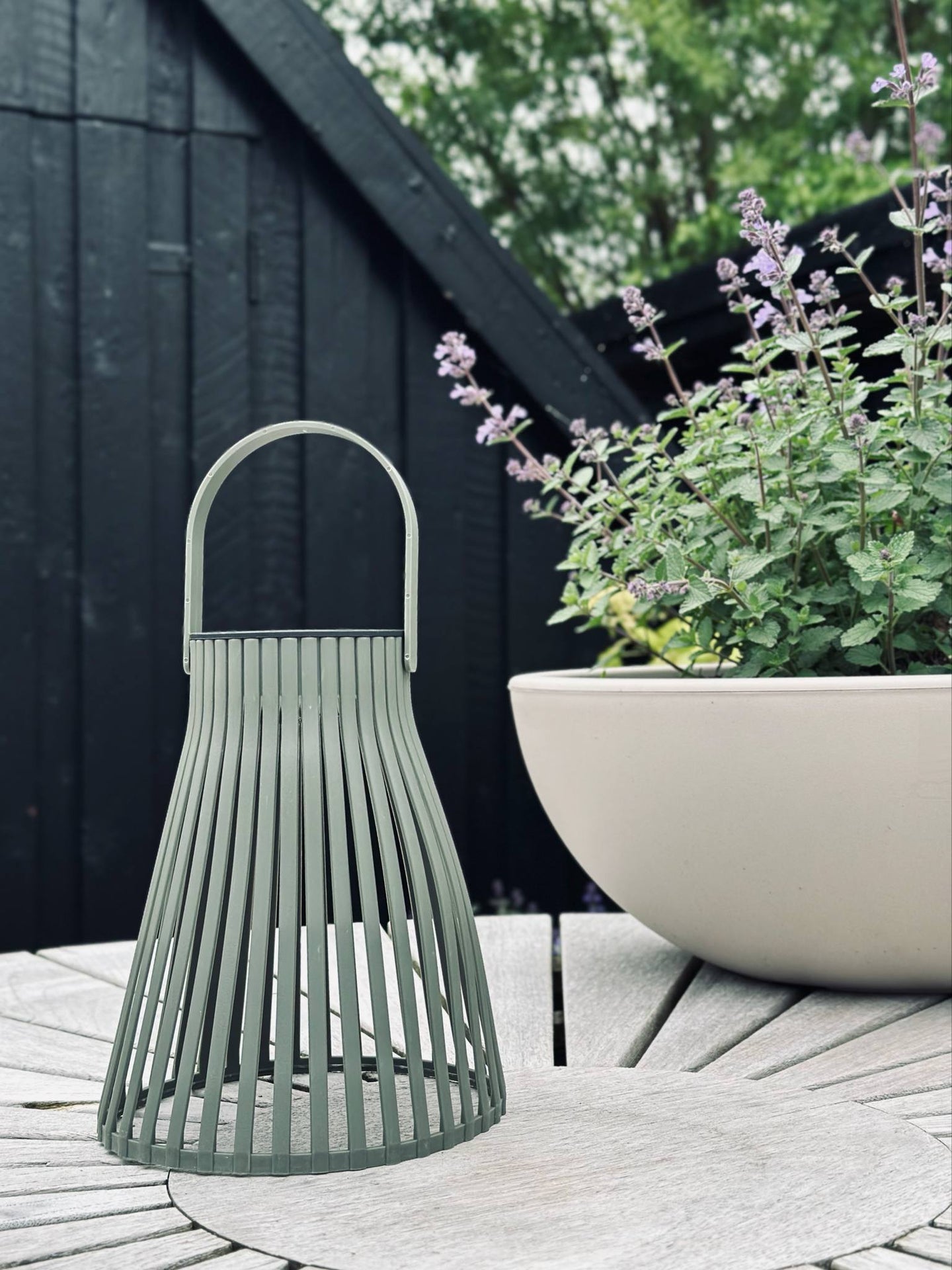 Lanterne med solceller 18cm - Flere fargevalg