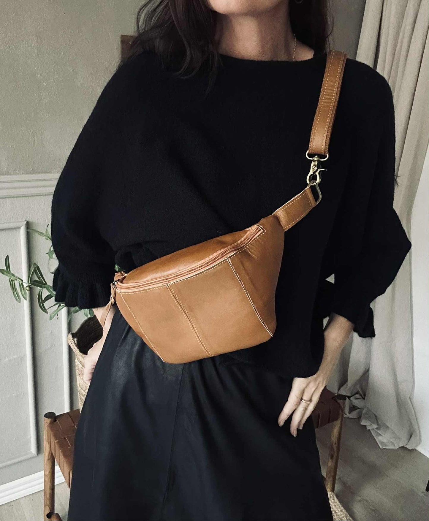 Strikk Elder flower - Black