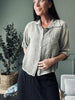 Skjorte Milla - Linblanding kaki