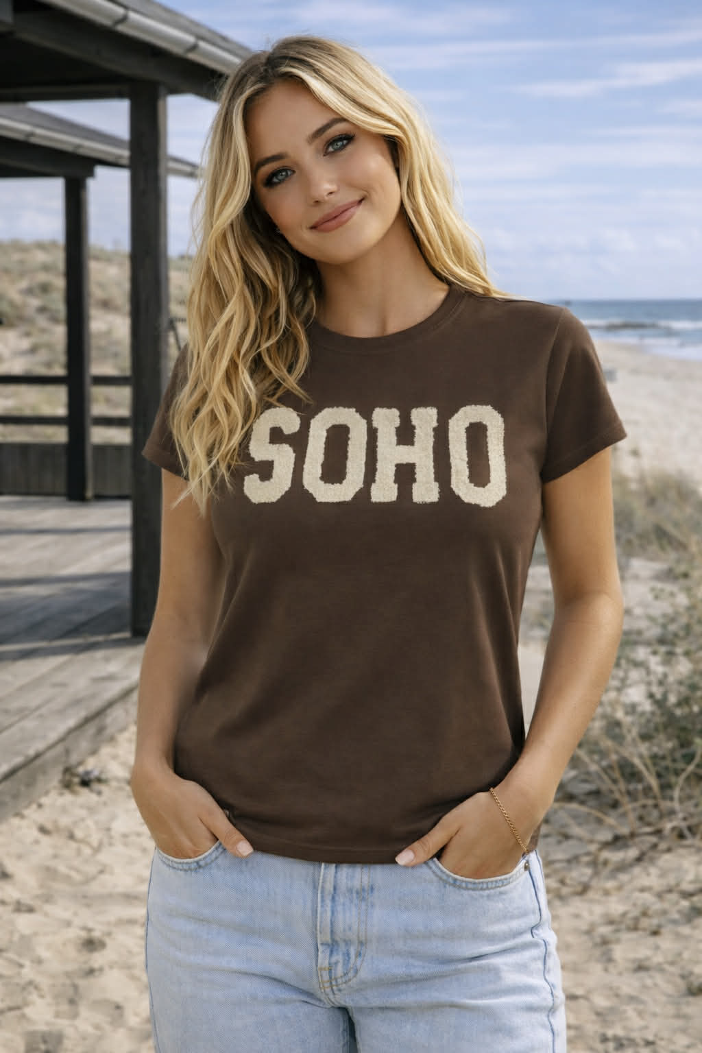 T-skjorte SOHO - Moro / Beige