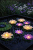 Lotus-kjede med Solar - 8 blomster