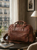 Weekendveske Raw boheme - Brown