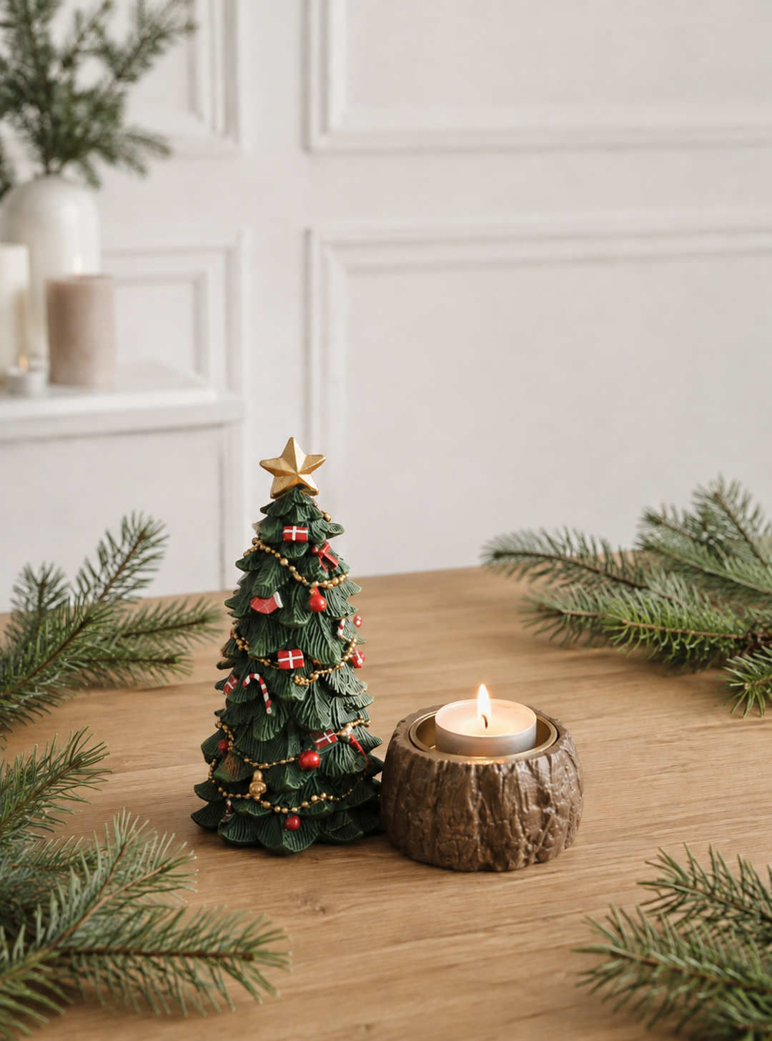 Lysestake Juletre
