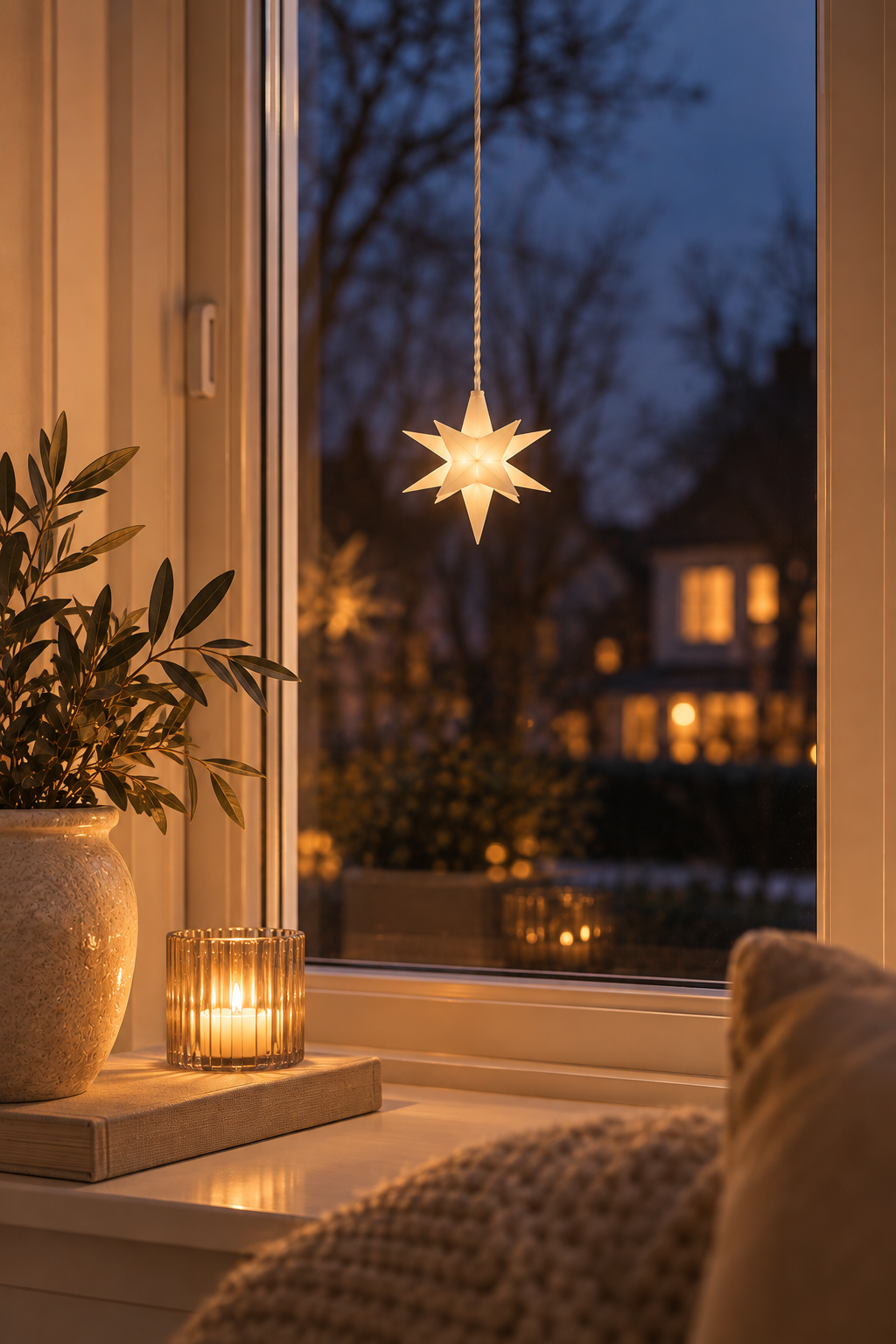 LED stjernelys - 1 stk.