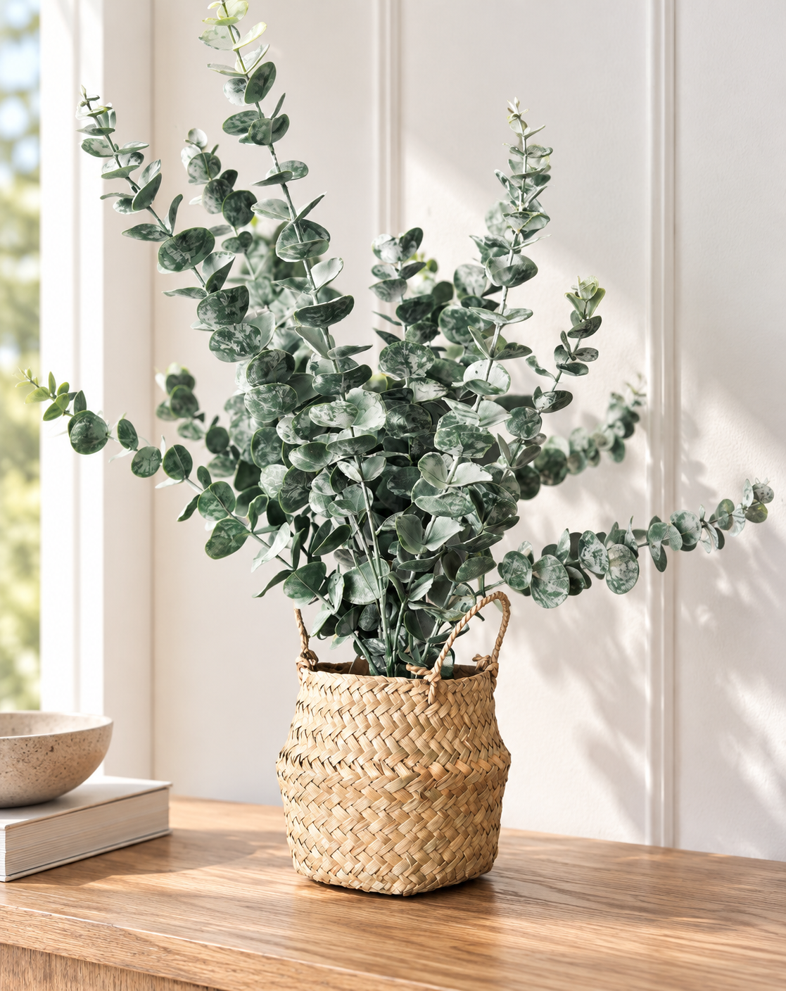 Eucalyptus med kurv