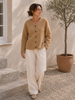 Jakke Fleece camel