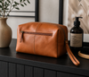 Toalettmappe Nora Cognac