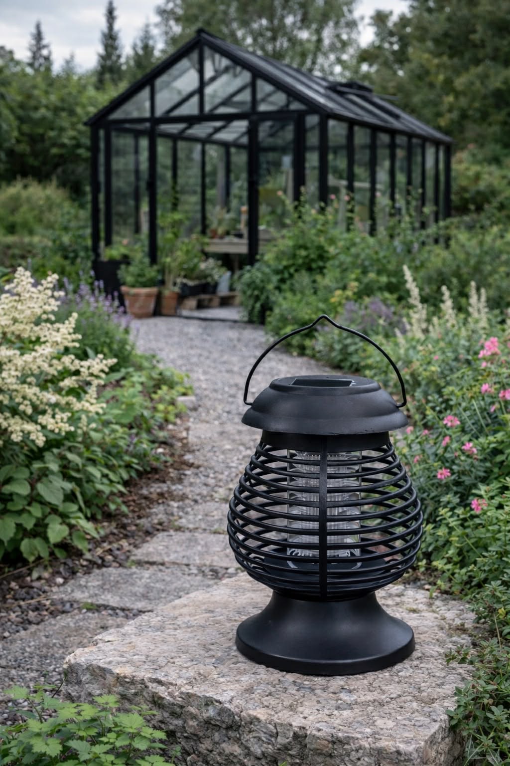 Lanterne med solceller - God mot insekter