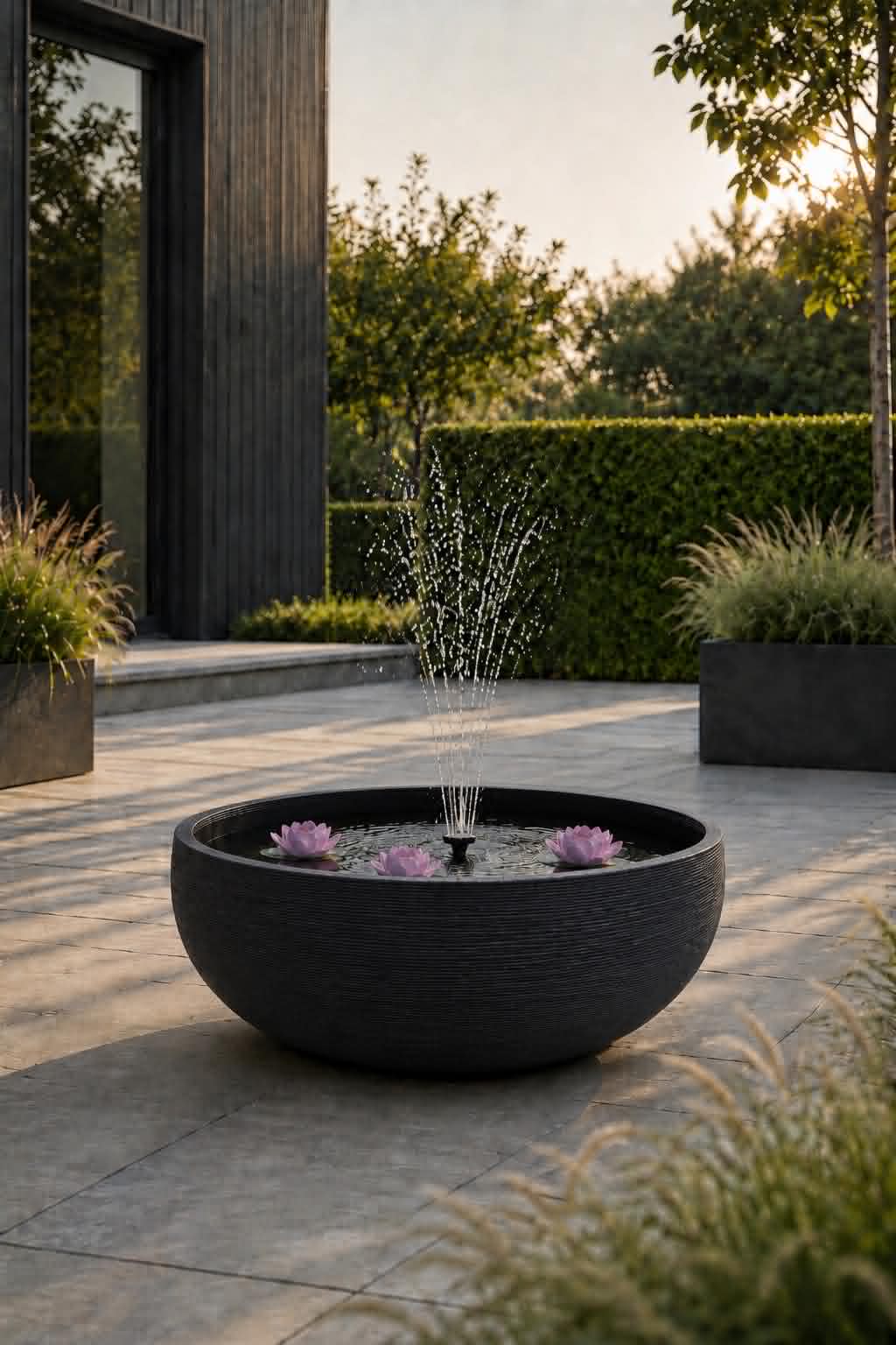 Speilbasseng black garden