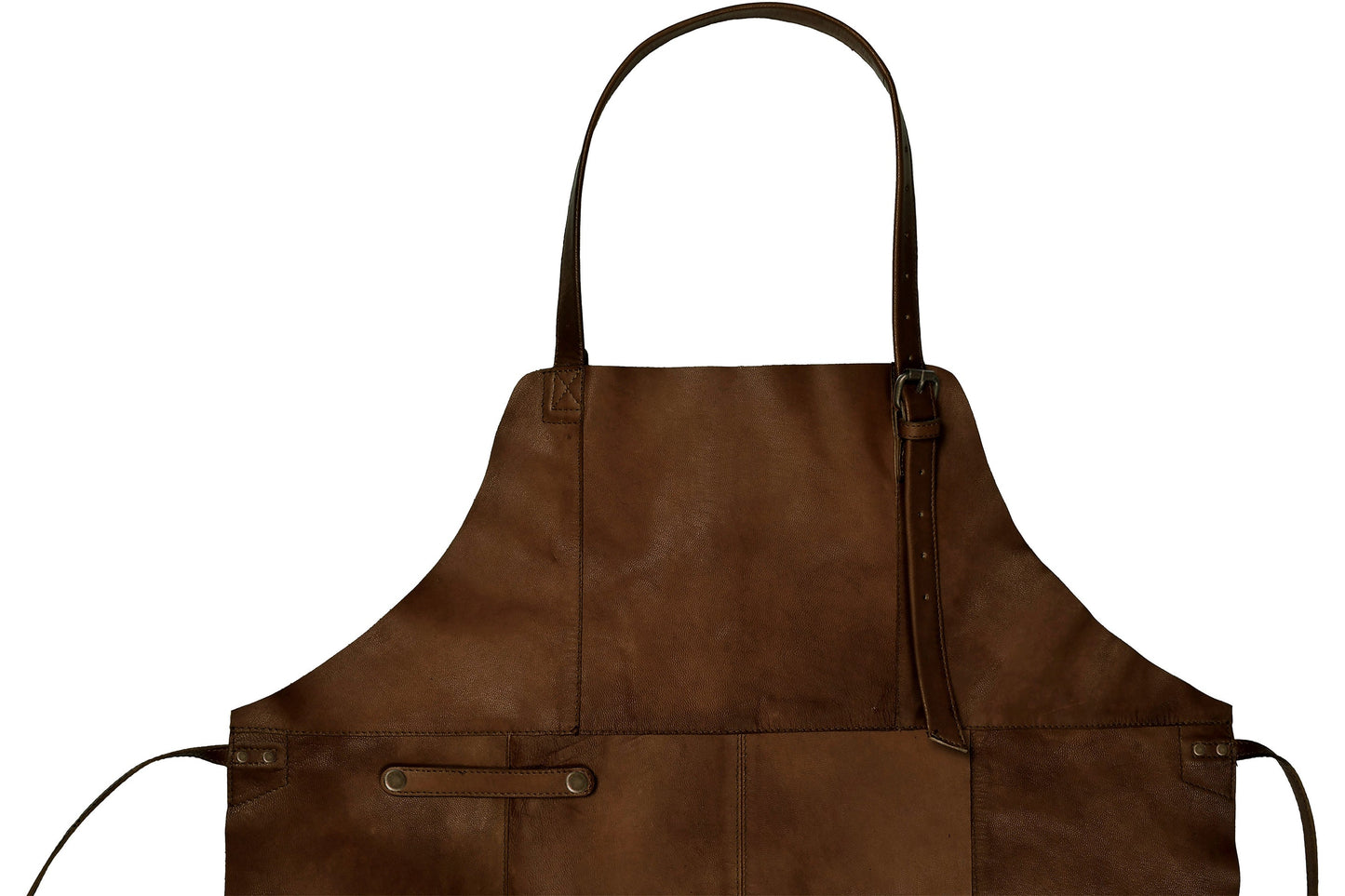 Skinnforkle Faust – Dark brown