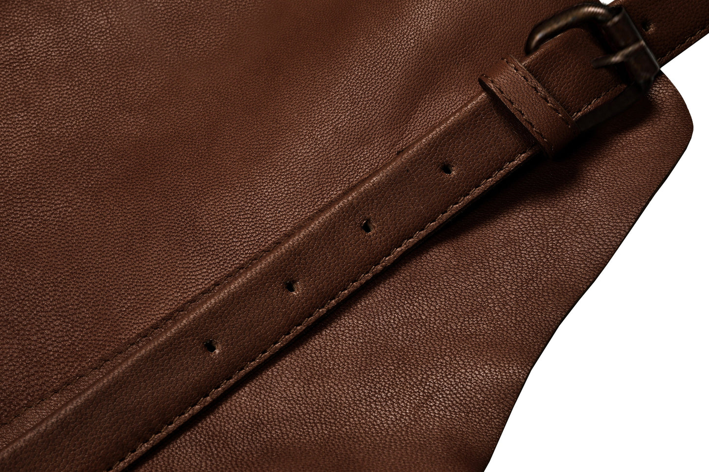 Skinnforkle Faust – Dark brown