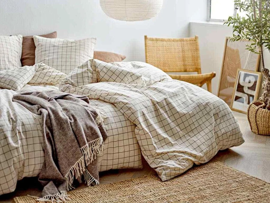 Sengetøysett offwhite 140x200 - 63x60